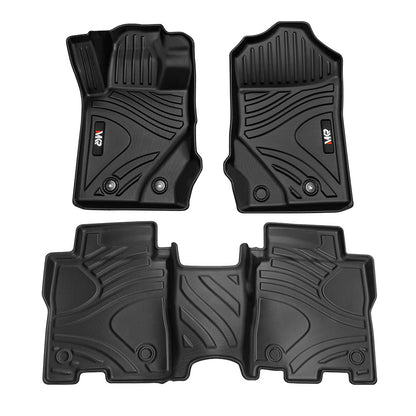 Car Floor Mats For 2021-2023 Ford Bronco 4 Doors 3D TPE All-Weather Floor Mats, Full Set Interior Car Accessories- Not Fit 2 Doors Version
