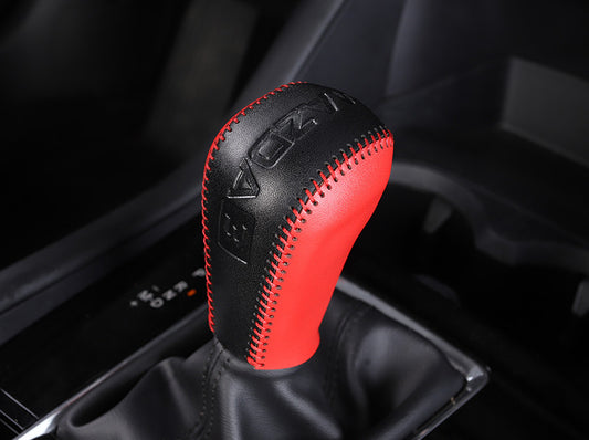 Central Gear Cover, Real Cowhide Gear, Interior Modification, Hand-Stitched Gear Cover