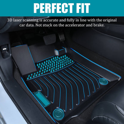 Floor Mats For 2021-2024 Rogue All Weather Anti-Slip Car Liners