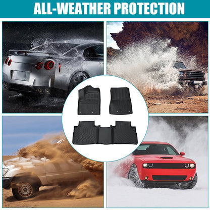 Floor Mats For 2021-2024 Rogue All Weather Anti-Slip Car Liners