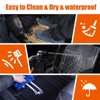 TPE Rubber Car Floor Mats For 13-19 Ford Escape & 13-18 C-Max