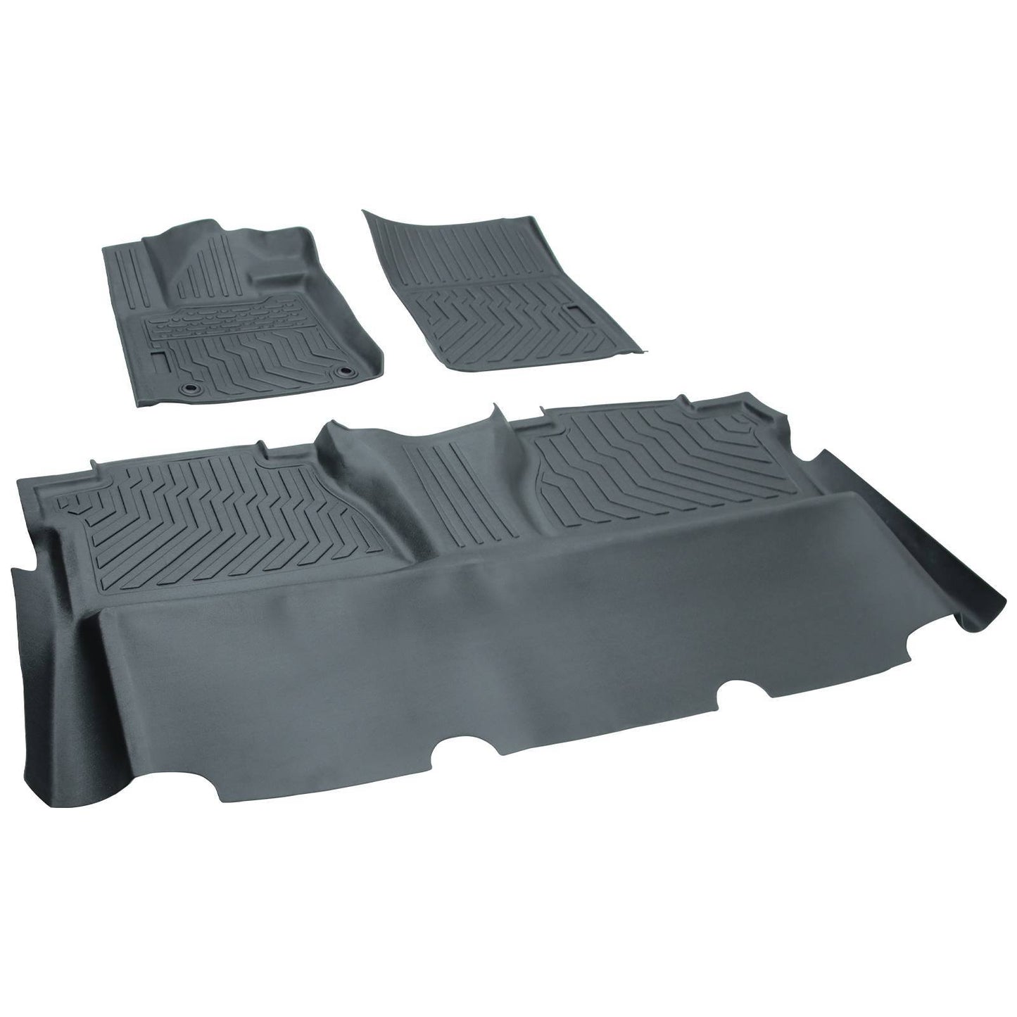 All Weather Car Floor Mats For 2014-2021 Tundra Double Cab Crew Max Cab