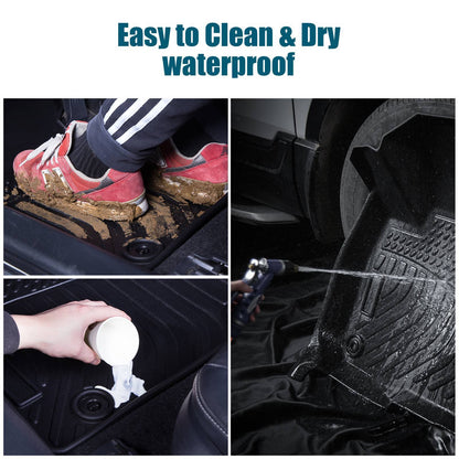 Car Floor Mats For 2013-2017 Crosstrek XV Black All-Weather TPE Rubber