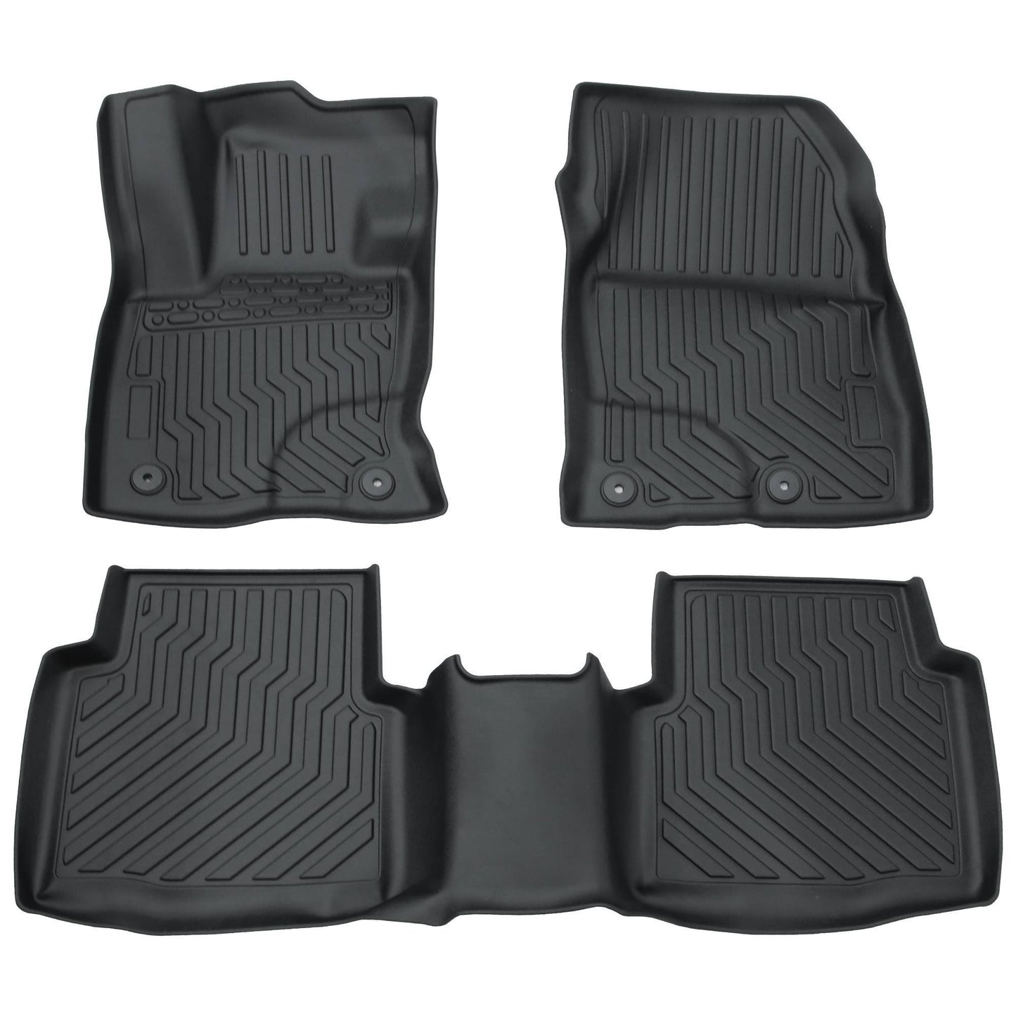 Car Floor Mats For 2020-2022 Ford Escape All-Weather TPE Rubber Cargo Liners