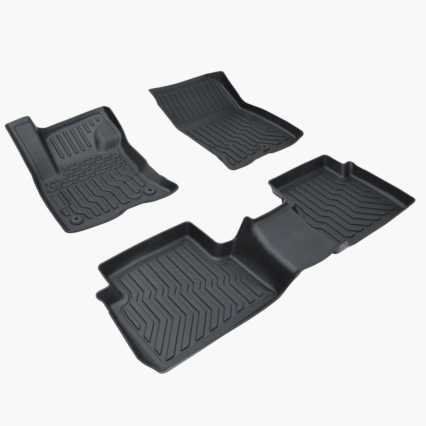 Car Floor Mats TPE Rubber For 21-22 Ford Bronco Sport & 22-23 Maverick