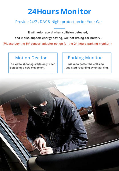 4K Car Video Recorder 12'' Rearview Mirror Car Dvr Sony IMX415 Ultra HD 3840*2160P Dash Cam With GPS Night Vision Reverse Camera