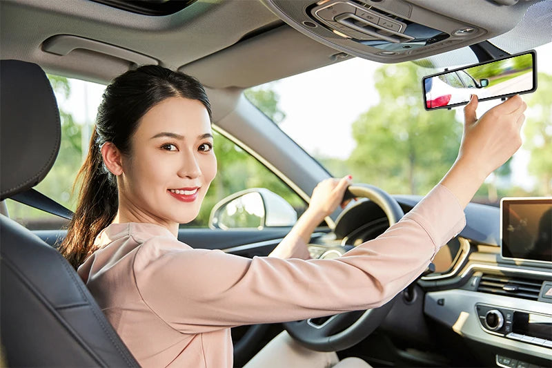 4K Car Video Recorder 12'' Rearview Mirror Car Dvr Sony IMX415 Ultra HD 3840*2160P Dash Cam With GPS Night Vision Reverse Camera