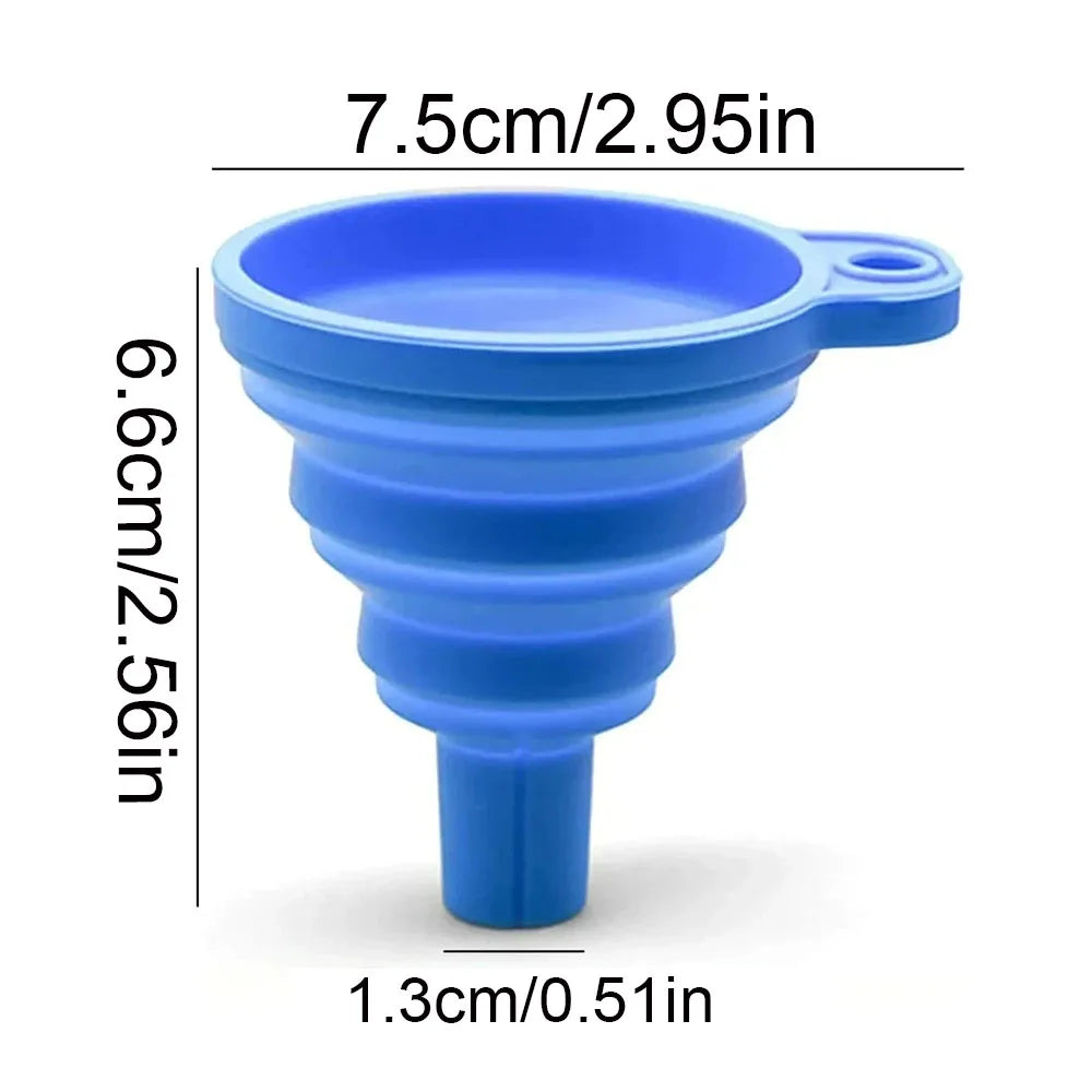 Car Universal Silicone Liquid Funnel