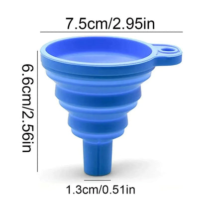 Car Universal Silicone Liquid Funnel