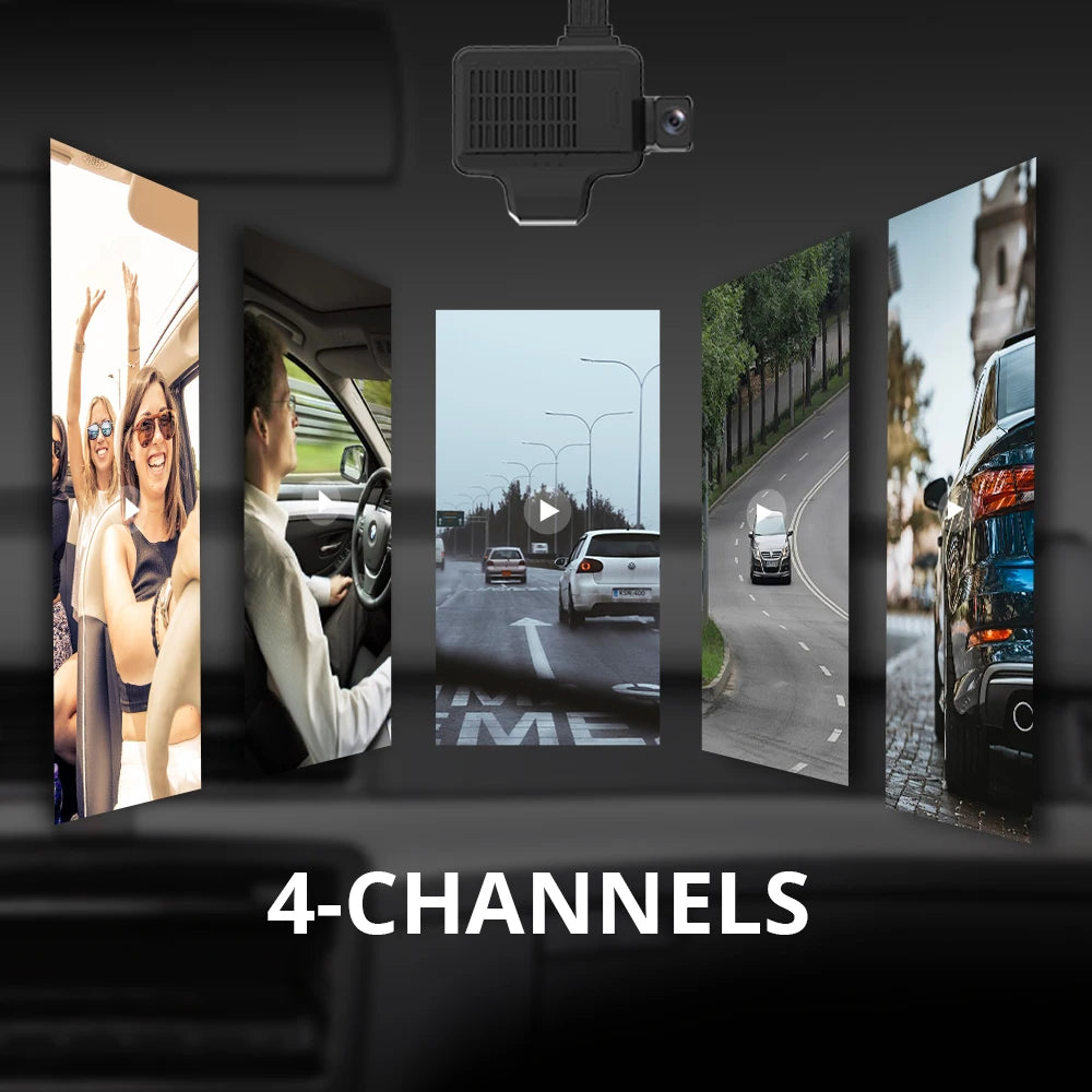 Jimi JC450Pro 4G DashCam ADAS 4/5 Channels AI Car DVR Camera Live Video GPS Tracking Remote Monitor Wifi Car Recorder Free APP