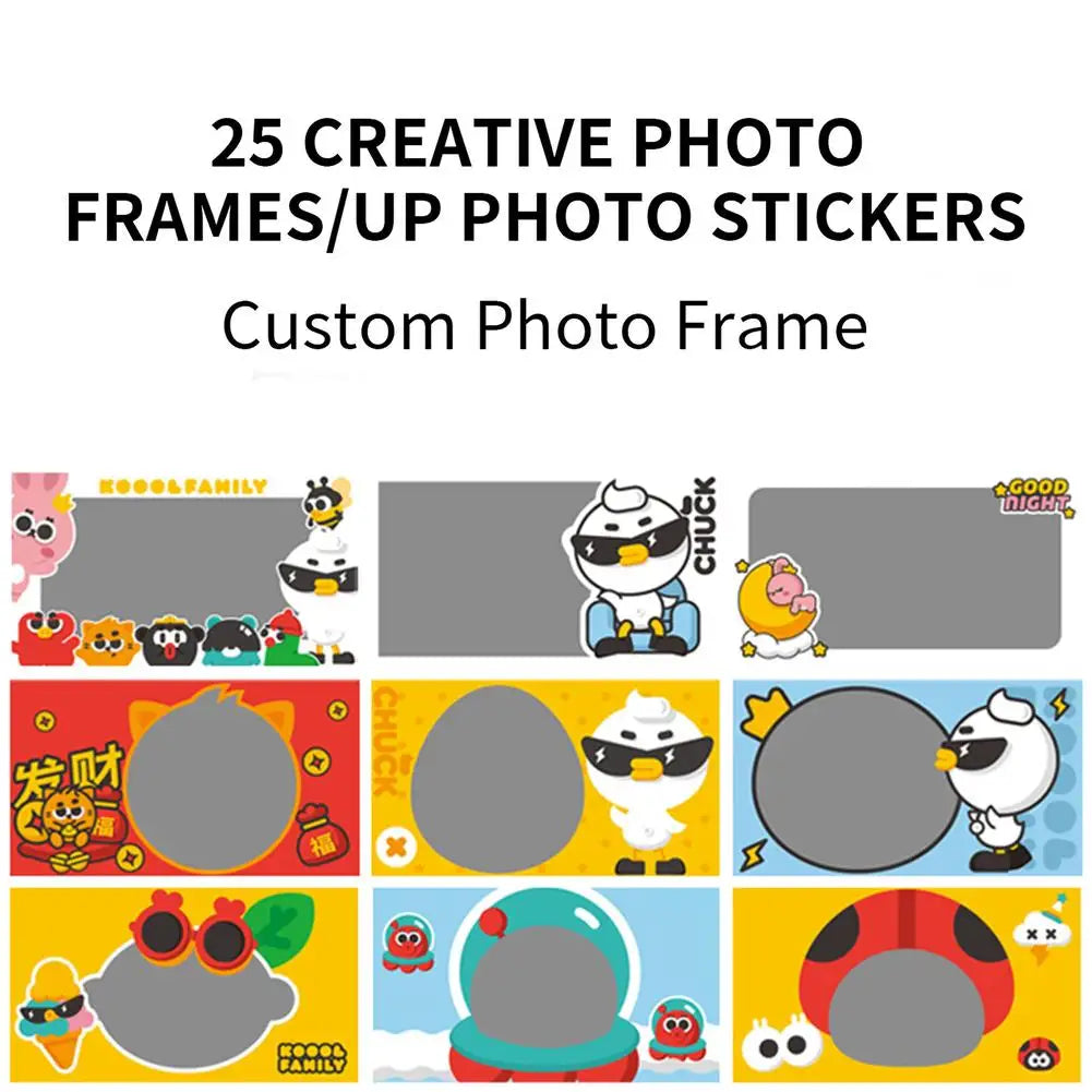 Digital camera HD1080p Polaroid photo printing high-definition DSLR dual mirror real-time high-definition printing for children'