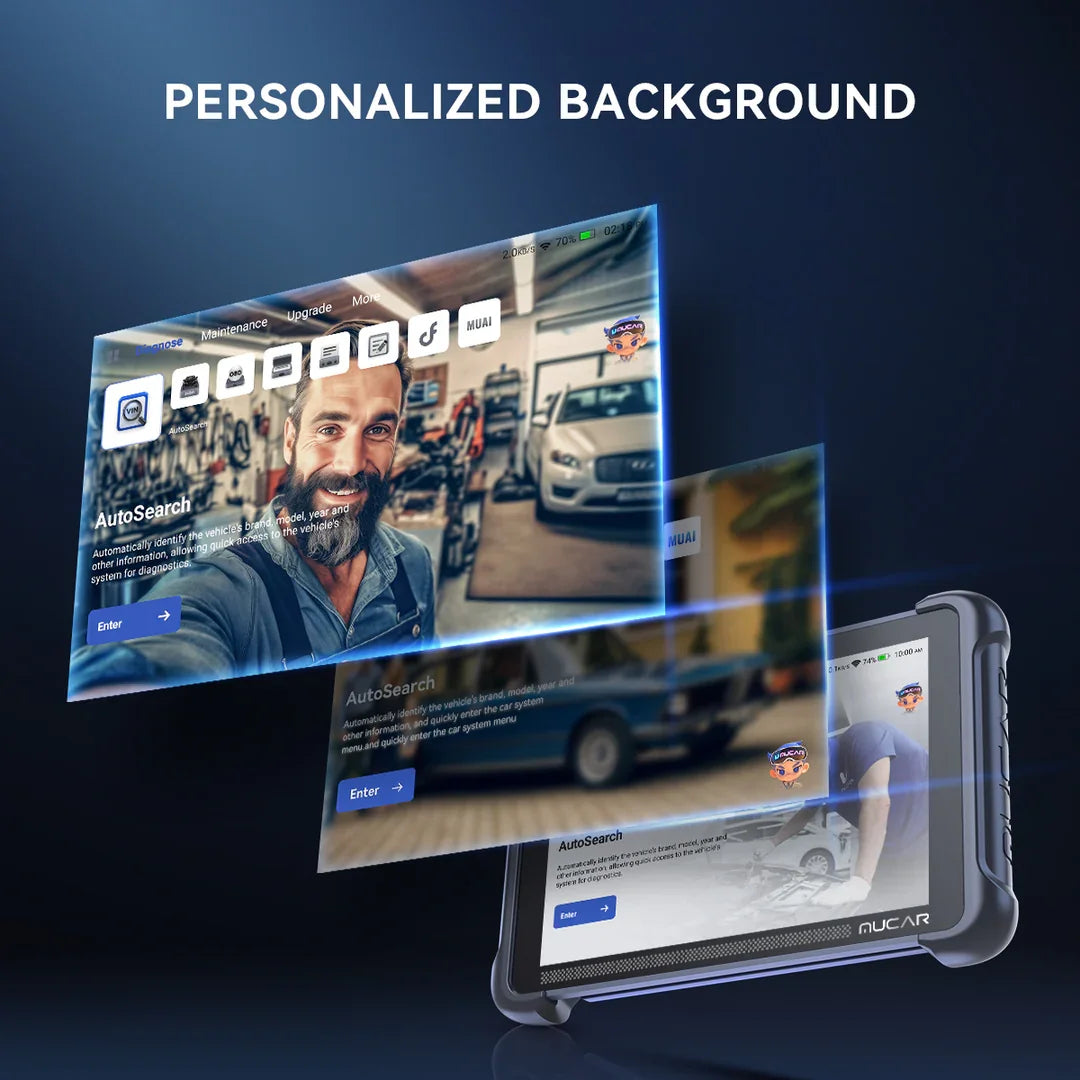 MUCAR 892BT Free AI CANFD DoIP Car Diagnostic Tools All System Auto Scan Tool ECU Coding Bi-Directional OBD2 Scanner 35 Resets