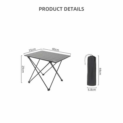 Takra Outdoor Camping Folding Table Party Picnic BBQ Portable Foldable Desk High Strength Ultralight Aluminium Portable Table