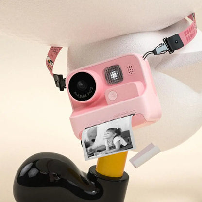 Digital camera HD1080p Polaroid photo printing high-definition DSLR dual mirror real-time high-definition printing for children'