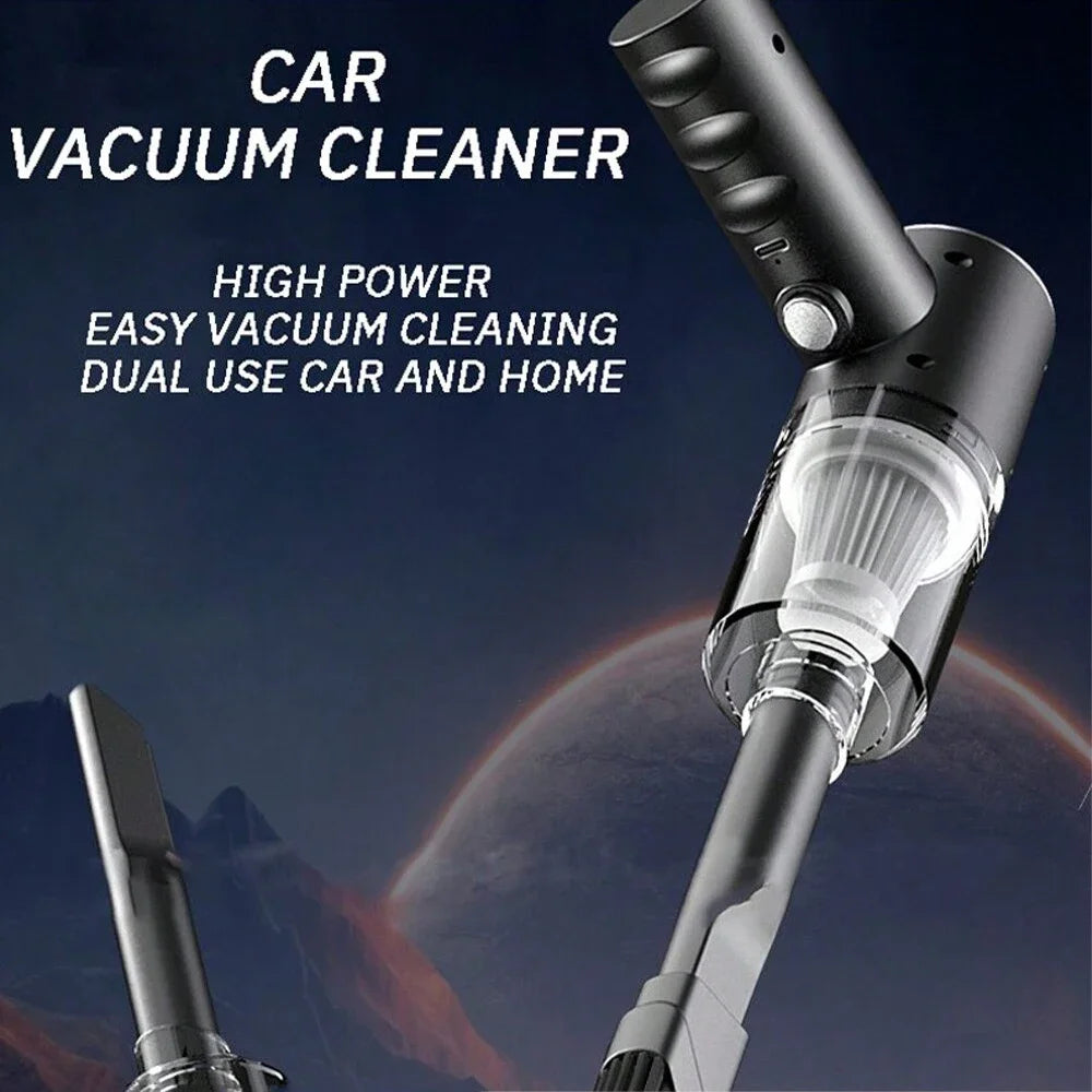 1pc Wireless Vacuum Cleaner Dual Use for Home and Car 120W
