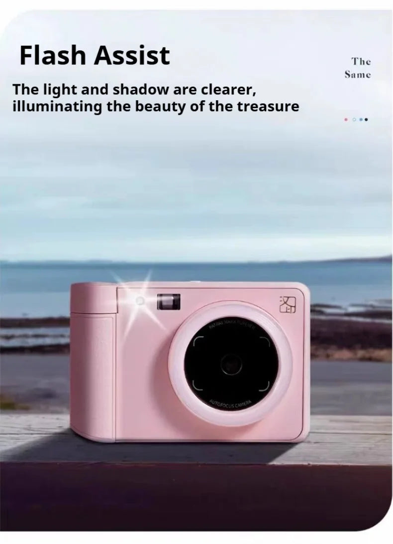 Z1  Polaroid cameras can use specialized photo paper and ribbon for color printing, with integrated sublimation function 48MP