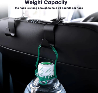 4/2/1Pack Hooks for Bags Car Clips Front Seat Headrest Organizer Holder Auto Fastener Hangers Car Storage Interior Accessories