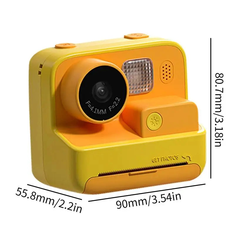Digital camera HD1080p Polaroid photo printing high-definition DSLR dual mirror real-time high-definition printing for children'