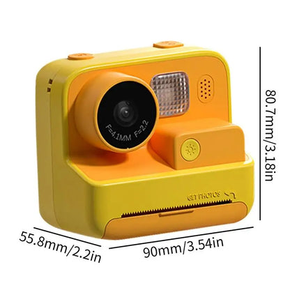 Digital camera HD1080p Polaroid photo printing high-definition DSLR dual mirror real-time high-definition printing for children'