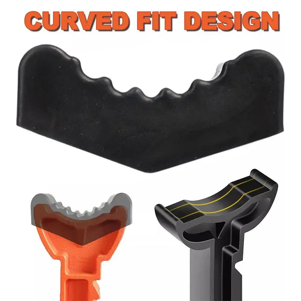 2pcs Car Slotted Lift Jack Stand Rubber Pad Floor Adapter Rail Grip Repair Pads 6ton Pinch Lifting Universal Tools Frame Safety