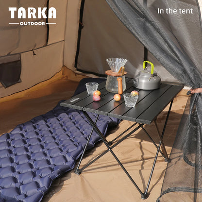Takra Outdoor Camping Folding Table Party Picnic BBQ Portable Foldable Desk High Strength Ultralight Aluminium Portable Table