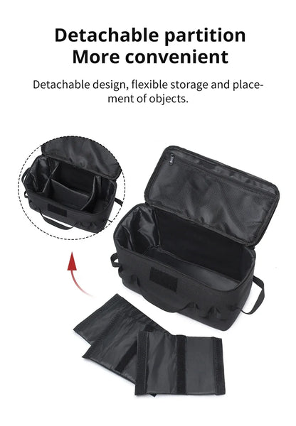 Outdoor Camping Gas Tank Storage Bag, Large Capacity Ground Nail Tool Bag, Gas Canister Picnic Cookware Utensils Kit Bag