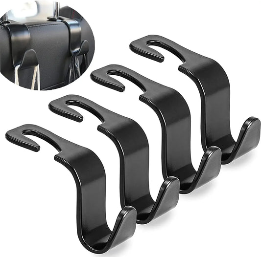 4/2/1Pack Hooks for Bags Car Clips Front Seat Headrest Organizer Holder Auto Fastener Hangers Car Storage Interior Accessories