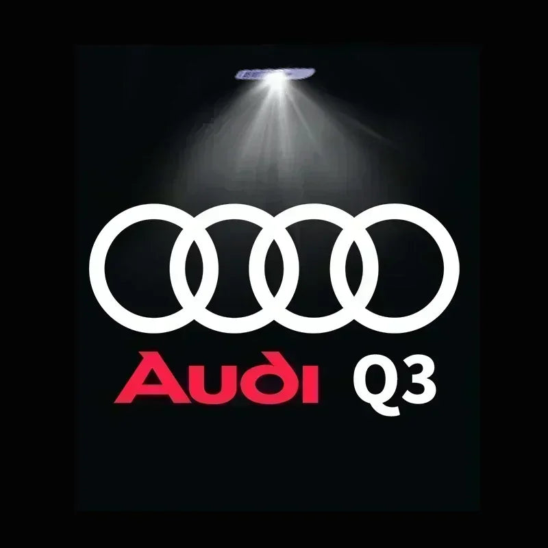 2/4Pcs Car Door Logo Light Led HD Projector Lamp For Audi A3 A4 B8 8P A6 C7 A5 Q5 B7 B6 B9 SLINE QUTTRO RS Q3 Q7 S3 S4 S5 S6 S8