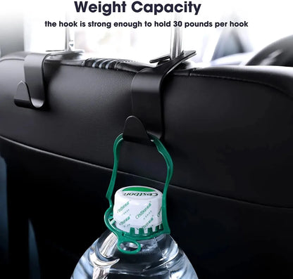 4/2/1Pack Hooks for Bags Car Clips Front Seat Headrest Organizer Holder Auto Fastener Hangers Car Storage Interior Accessories