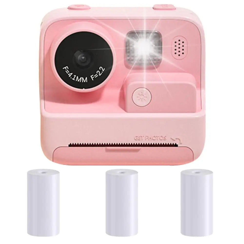 Digital camera HD1080p Polaroid photo printing high-definition DSLR dual mirror real-time high-definition printing for children'