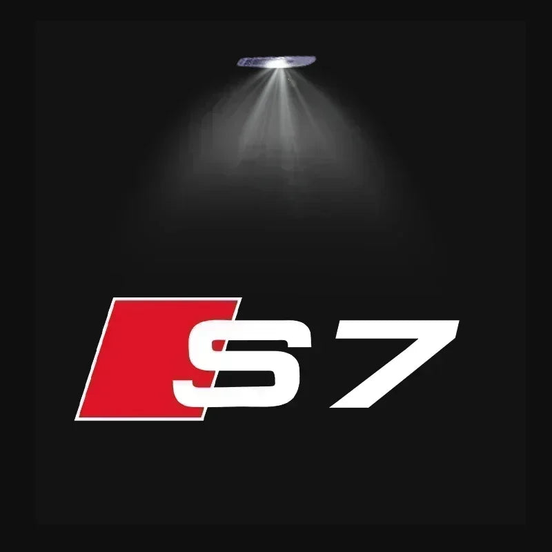 2/4Pcs Car Door Logo Light Led HD Projector Lamp For Audi A3 A4 B8 8P A6 C7 A5 Q5 B7 B6 B9 SLINE QUTTRO RS Q3 Q7 S3 S4 S5 S6 S8