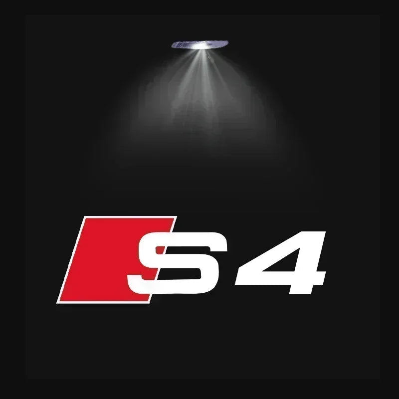 2/4Pcs Car Door Logo Light Led HD Projector Lamp For Audi A3 A4 B8 8P A6 C7 A5 Q5 B7 B6 B9 SLINE QUTTRO RS Q3 Q7 S3 S4 S5 S6 S8