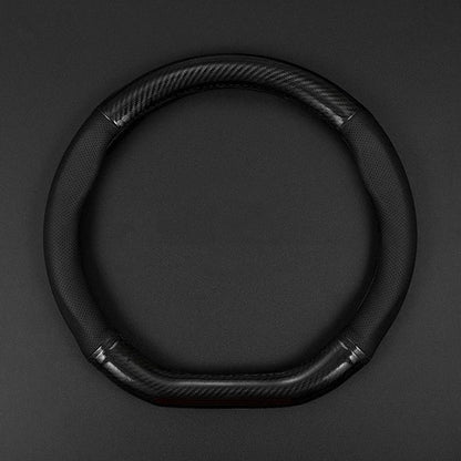 Universal Car Steering Wheel Cover. Carbon Fiber Leather Three-dimensional Anti Slip cover.