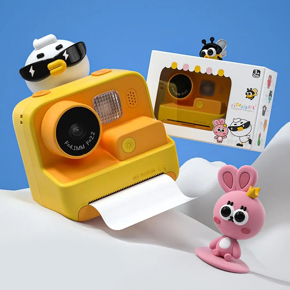 Digital camera HD1080p Polaroid photo printing high-definition DSLR dual mirror real-time high-definition printing for children'