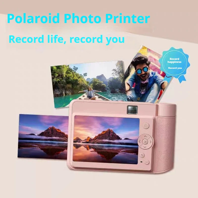 Z1  Polaroid cameras can use specialized photo paper and ribbon for color printing, with integrated sublimation function 48MP