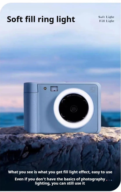 Z1  Polaroid cameras can use specialized photo paper and ribbon for color printing, with integrated sublimation function 48MP