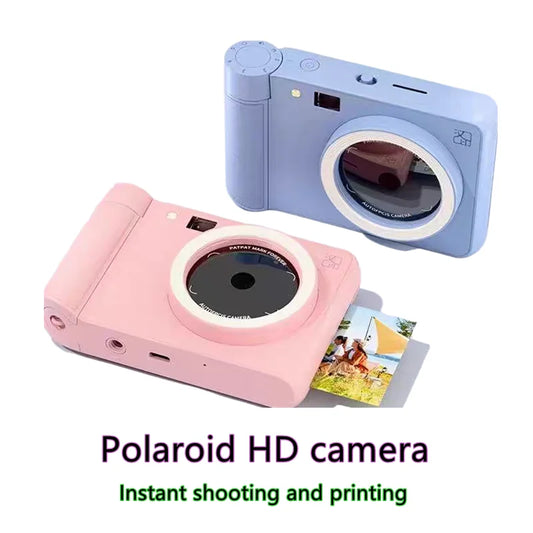 Z1  Polaroid cameras can use specialized photo paper and ribbon for color printing, with integrated sublimation function 48MP