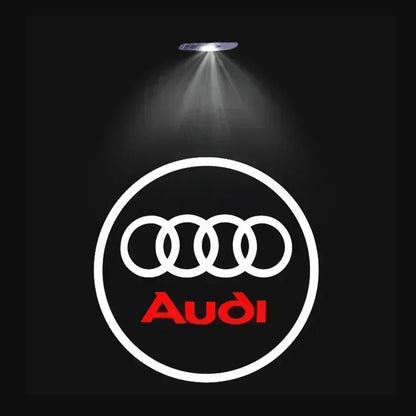 2/4Pcs Car Door Logo Light Led HD Projector Lamp For Audi A3 A4 B8 8P A6 C7 A5 Q5 B7 B6 B9 SLINE QUTTRO RS Q3 Q7 S3 S4 S5 S6 S8