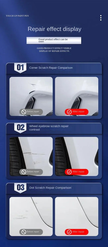 For Audi Car Paint Repair Pen Touch Up Scratch Remover