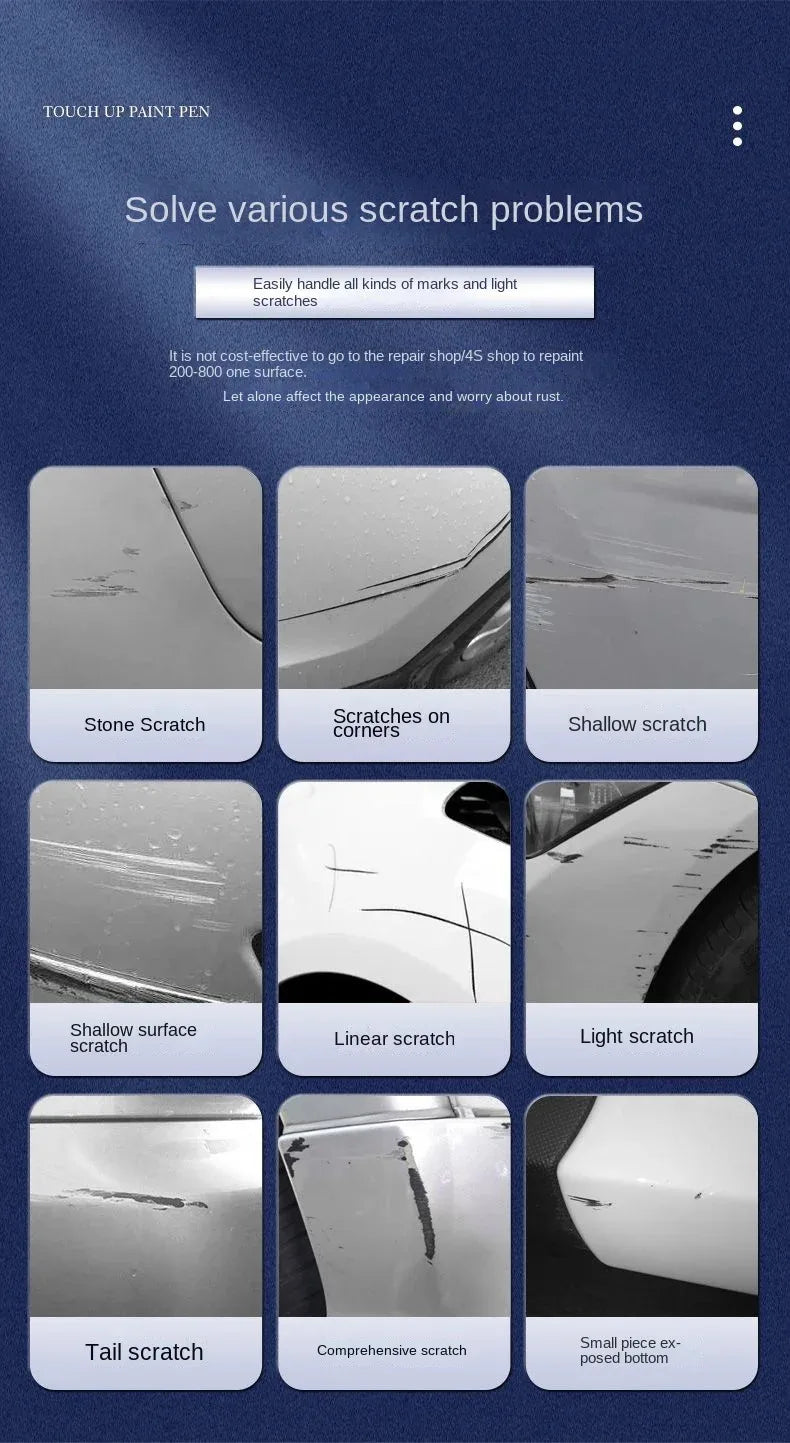 For Audi Car Paint Repair Pen Touch Up Scratch Remover