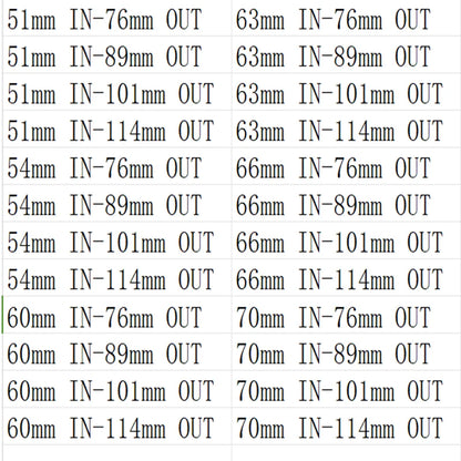 1PC Automotive Universal Stainless Steel Exhaust Pipe Muffler Carbon Fiber Trim Tail Pipe Exhaust Tip Exhaust Tip