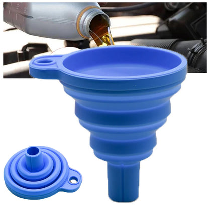 Car Universal Silicone Liquid Funnel