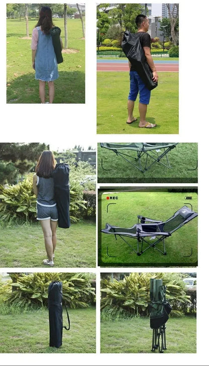 Outdoor Camping Portable Folding Large Capacity Chair and Storage Bag