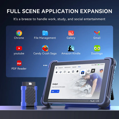 MUCAR 892BT Free AI CANFD DoIP Car Diagnostic Tools All System Auto Scan Tool ECU Coding Bi-Directional OBD2 Scanner 35 Resets