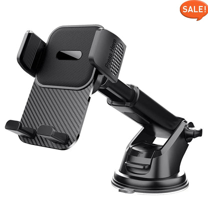 Car Phone Holder for Dashboard Windshield Acrylic Cellphone Mount Clip Support Stand for 4.7-7" Mobile Phone, Auto Accessories