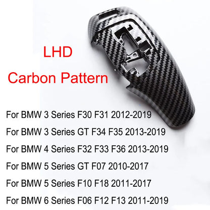 F30 F10 Gear Shift Knob Cover Automatic Car Gear Knob Gear Shift Cover for Bmw F30 F31 F32 F33 F34 F36 F07 F10 F11 F06 F12 F14