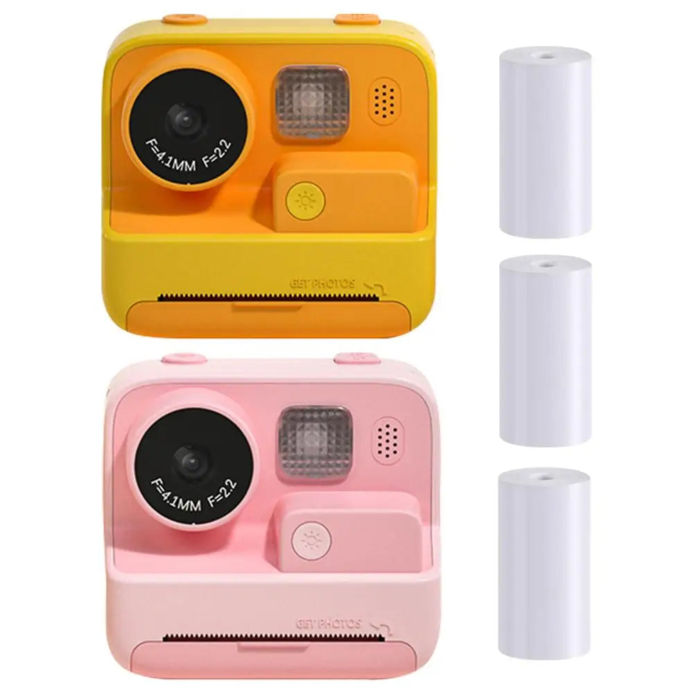 Digital camera HD1080p Polaroid photo printing high-definition DSLR dual mirror real-time high-definition printing for children'