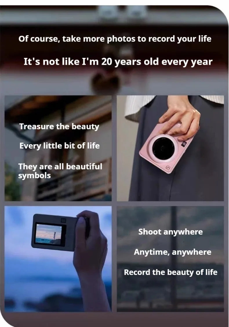 Z1  Polaroid cameras can use specialized photo paper and ribbon for color printing, with integrated sublimation function 48MP