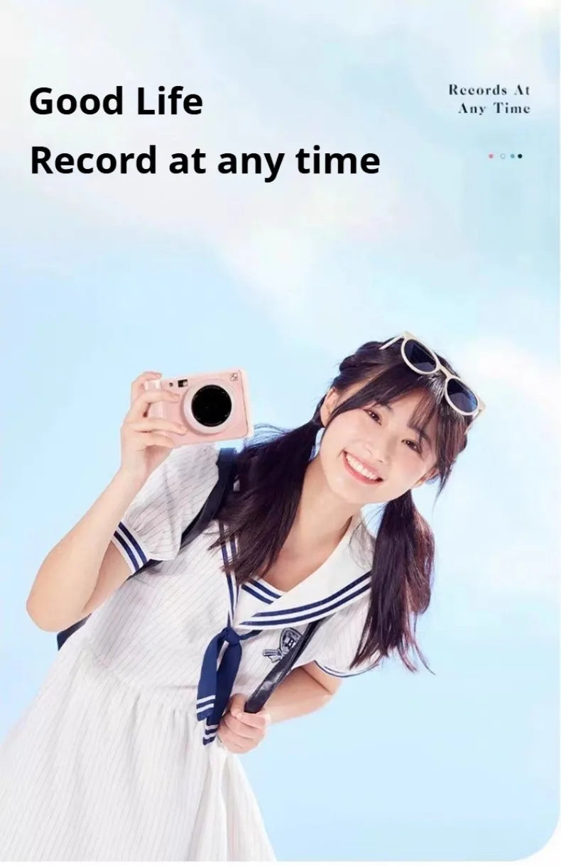 Z1  Polaroid cameras can use specialized photo paper and ribbon for color printing, with integrated sublimation function 48MP