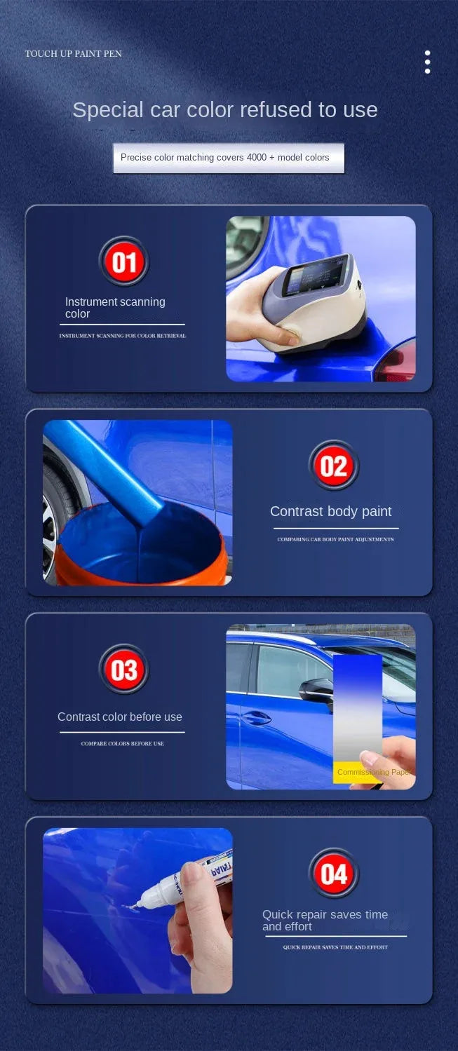 For Audi Car Paint Repair Pen Touch Up Scratch Remover